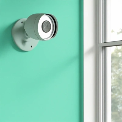 Peoria vivint camera facing a window